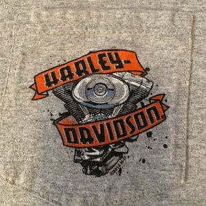 Harley Davidson pocket t shirt